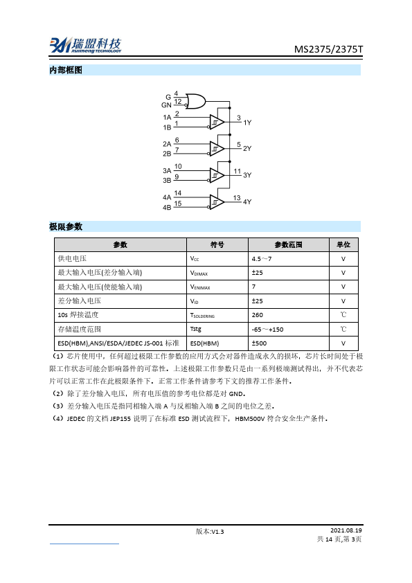 datasheet Preview Page 3