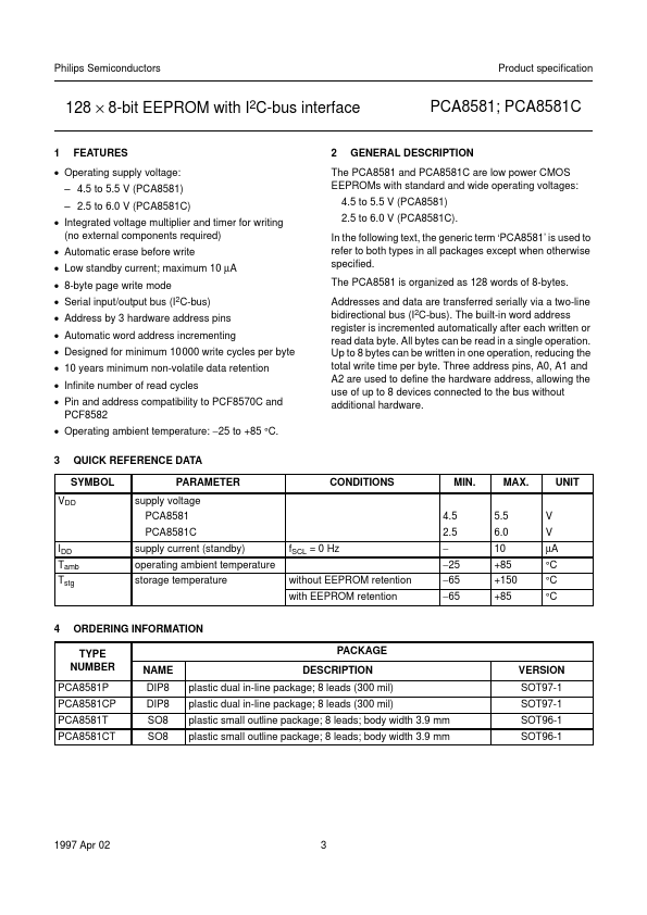 PCA8581C