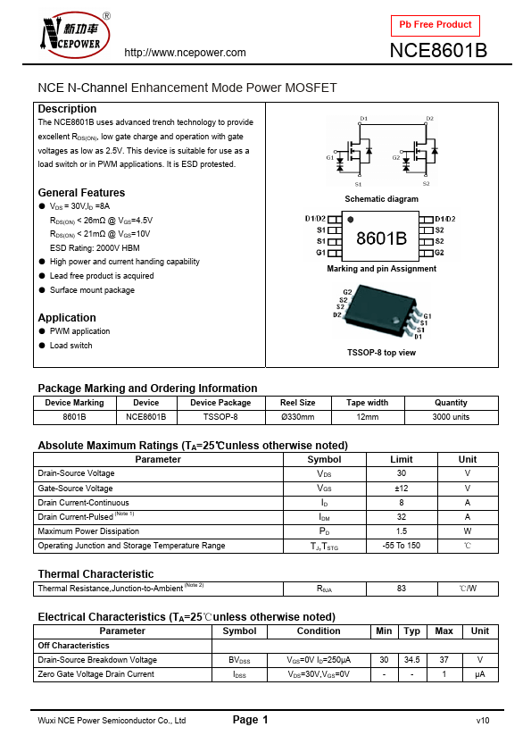 NCE8601B