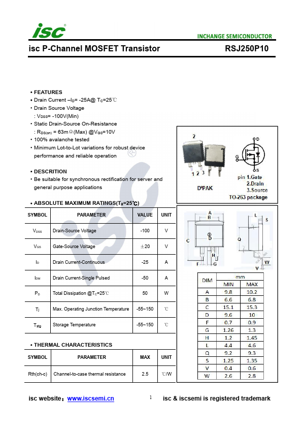 RSJ250P10