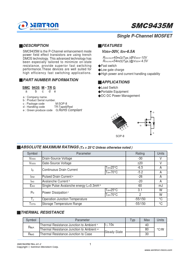 SMC9435M Datasheet Preview