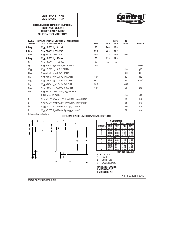 CMBT3904E