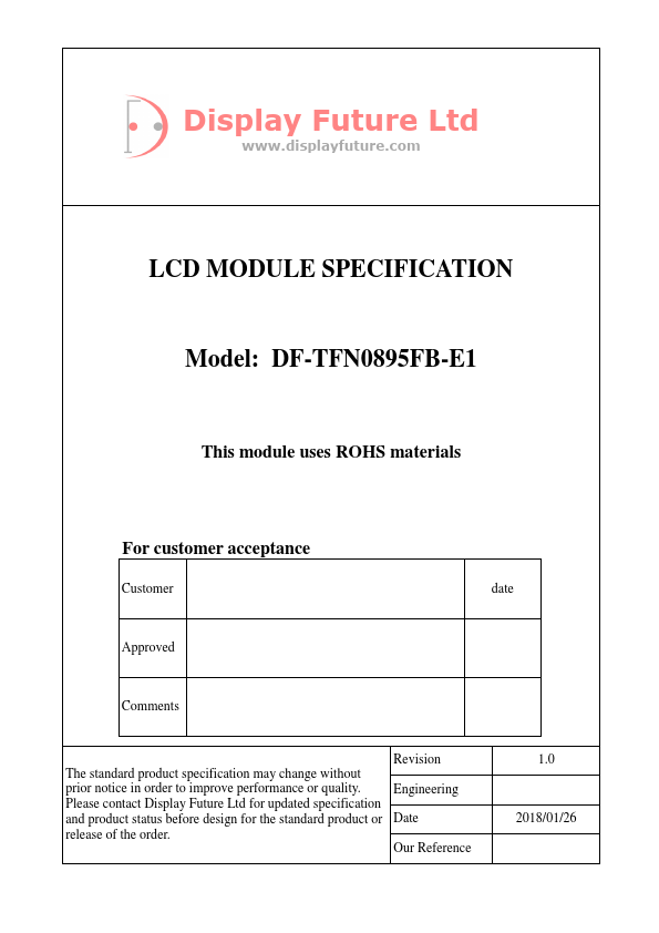 DF-TFN0895FB-E1 Datasheet Preview