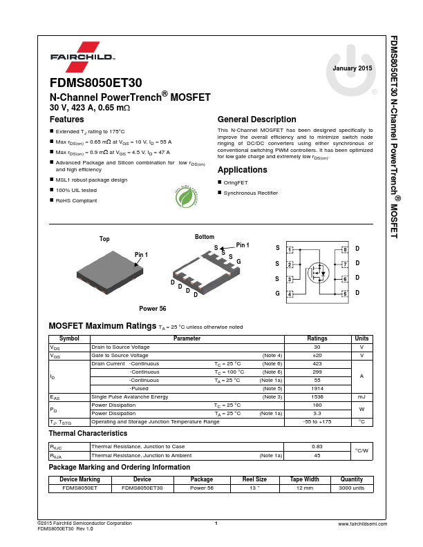 FDMS8050ET30