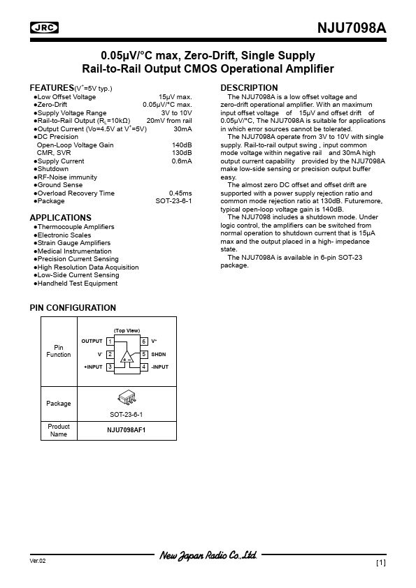 NJU7098A