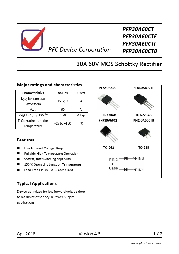 PFR30A60CTF