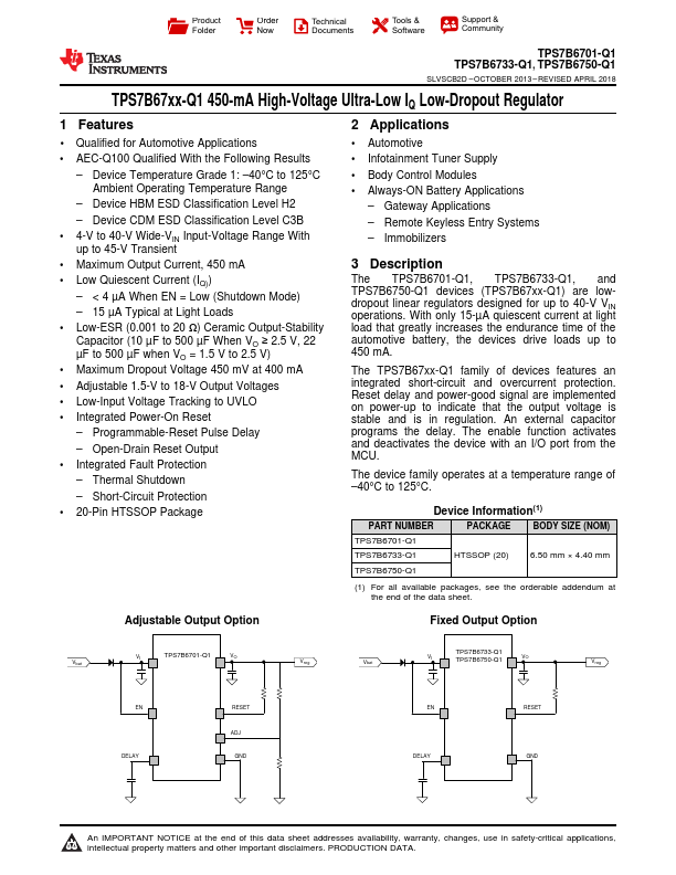 TPS7B6701-Q1