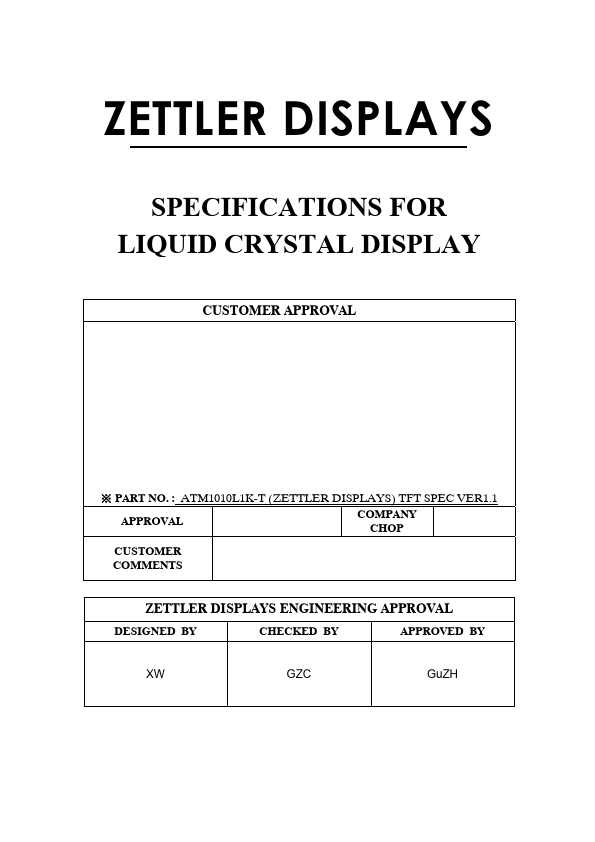 ATM1010L1K-T Datasheet Preview