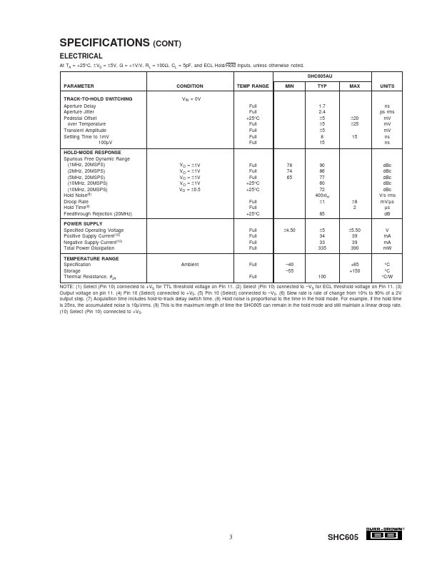 SHC605