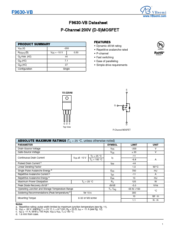F9630 Datasheet Preview