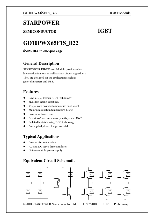 GD10PWX65F1S_B22 Datasheet Preview