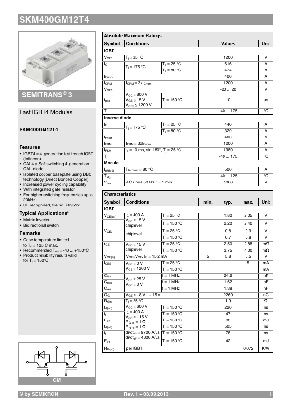 SKM400GM12T4