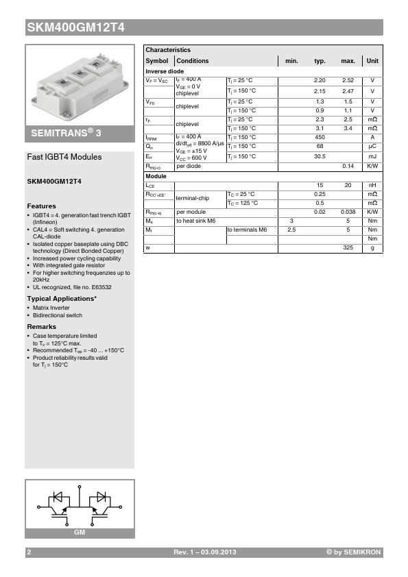 SKM400GM12T4