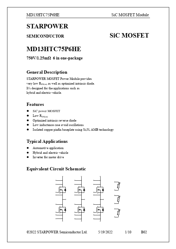 MD13HTC75P6HE Datasheet Preview