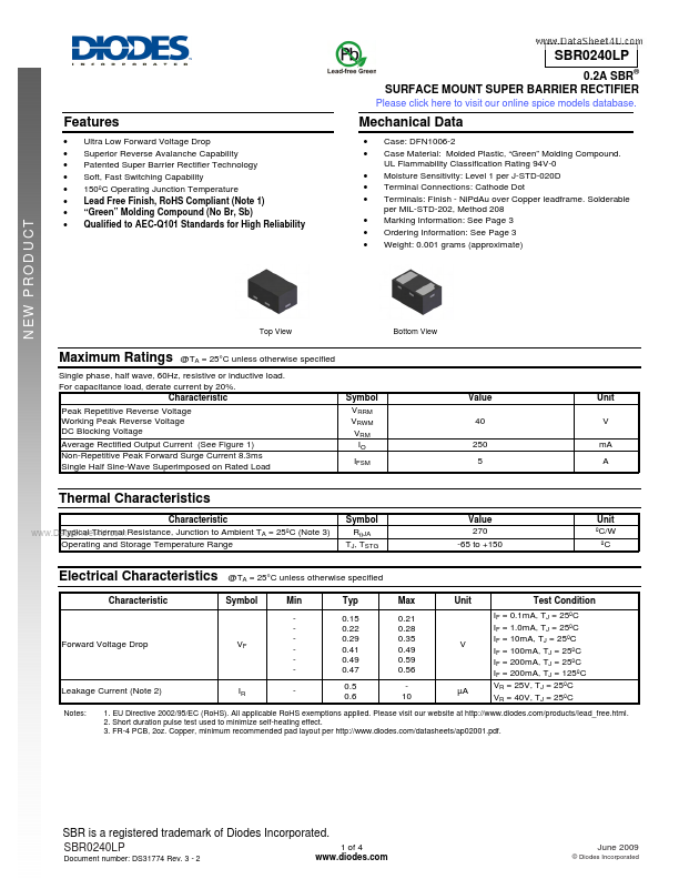 SBR0240LP