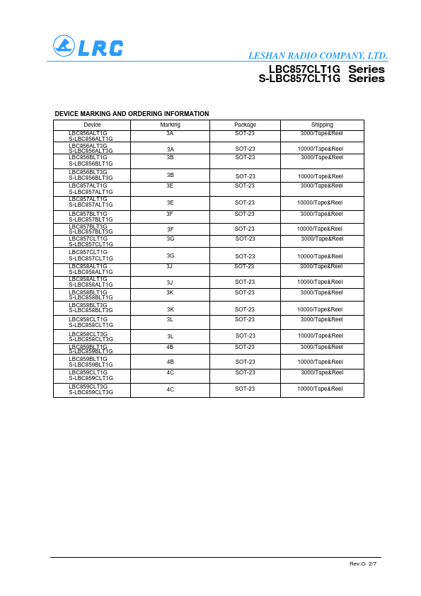 LBC857CLT1G