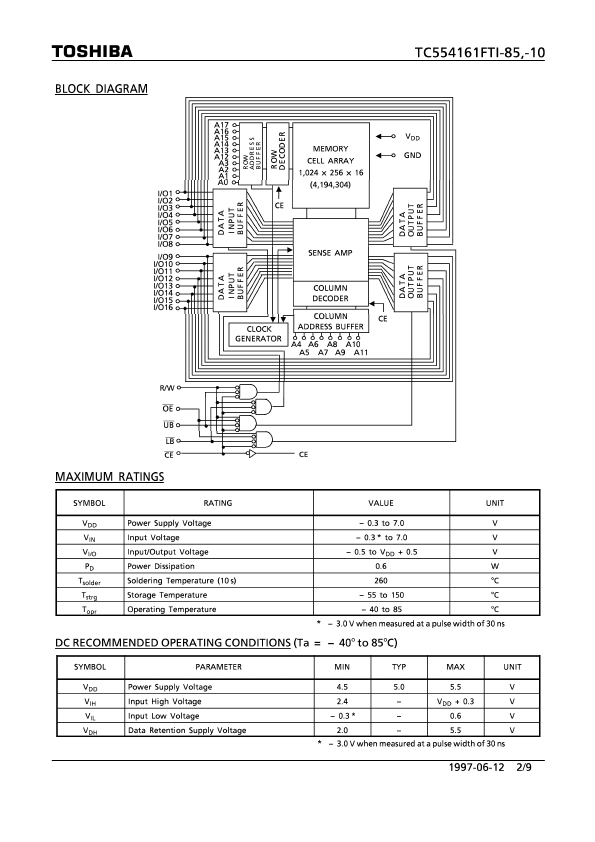 TC554161FTI-85