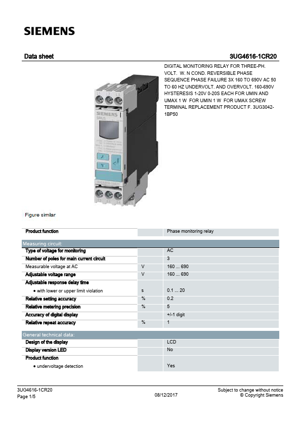 3UG4616-1CR20