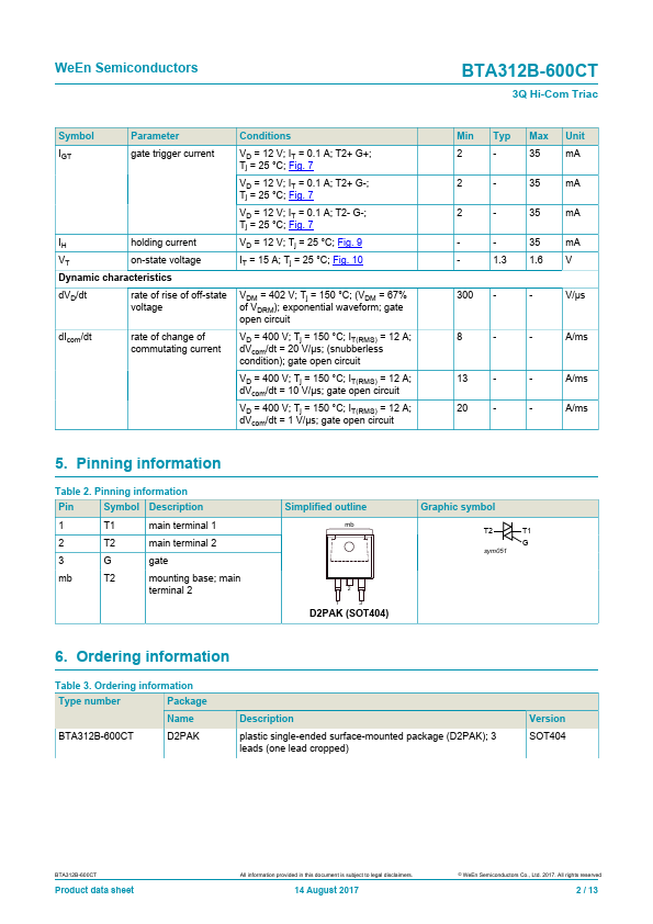 BTA312B-600CT