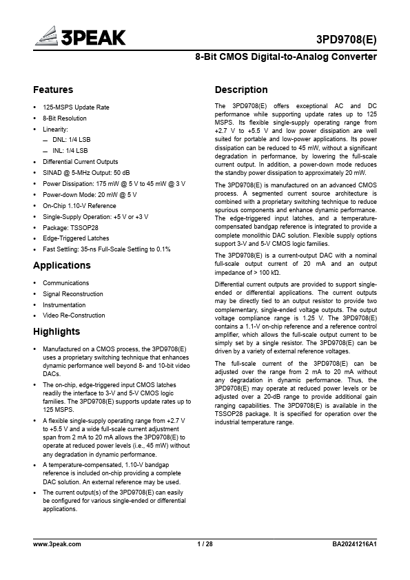 3PD9708E Datasheet Preview
