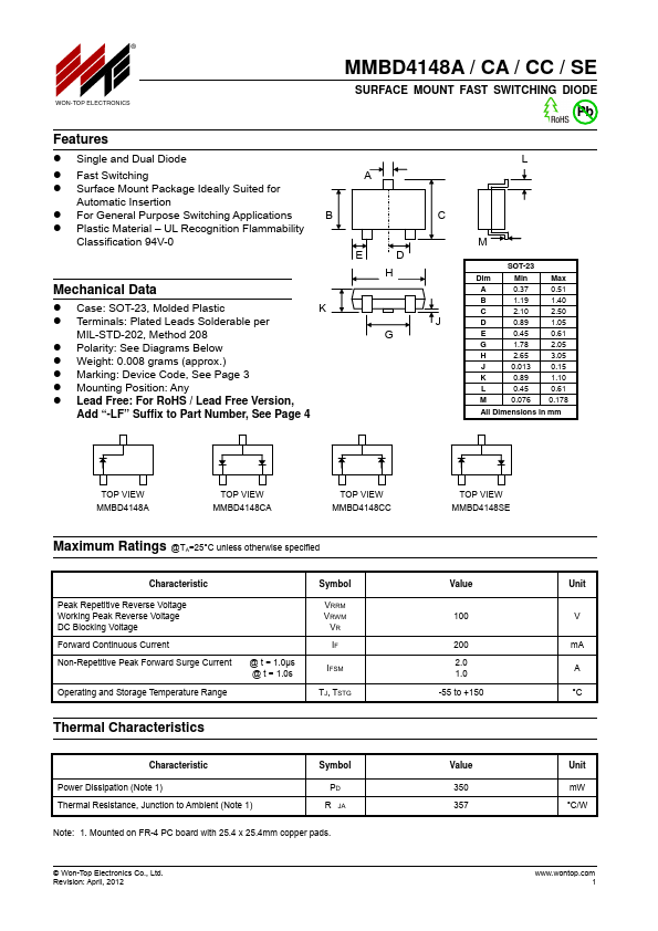 MMBD4148CC