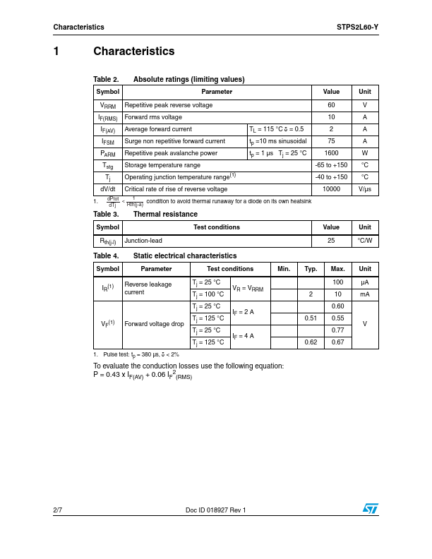 STPS2L60-Y