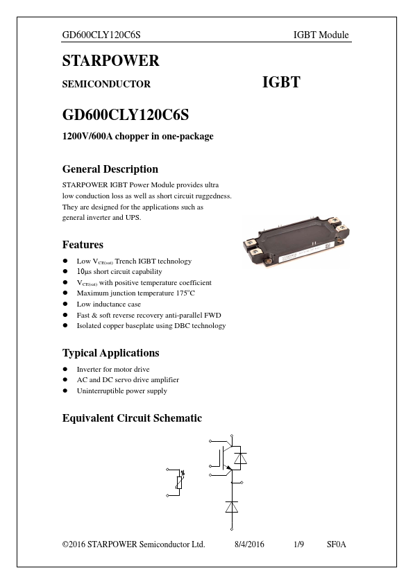 GD600CLY120C6S Datasheet Preview