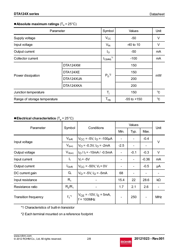 DTA124XE