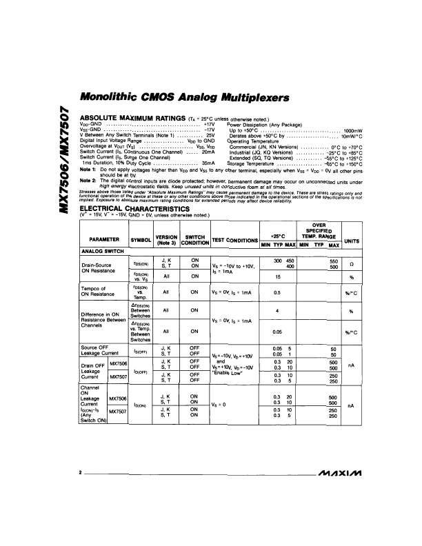 MX7506KQ