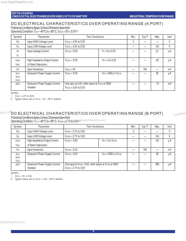 IDT74LVC4245A