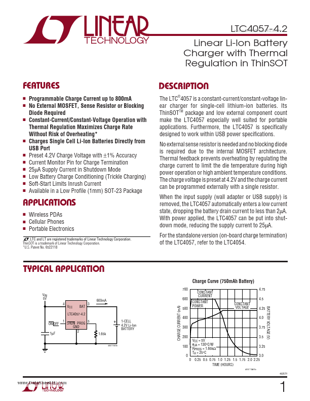 LTC4057-4.2