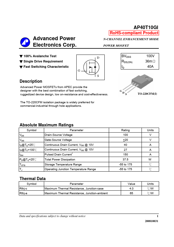 AP40T10GI