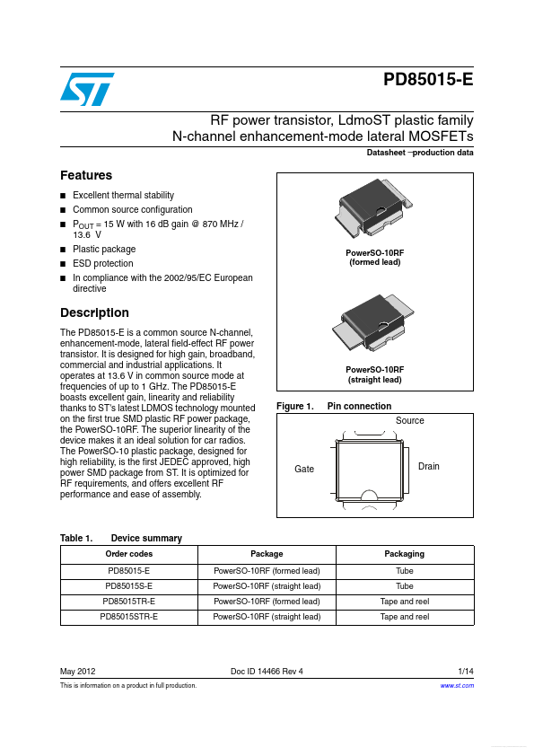 PD85015-E