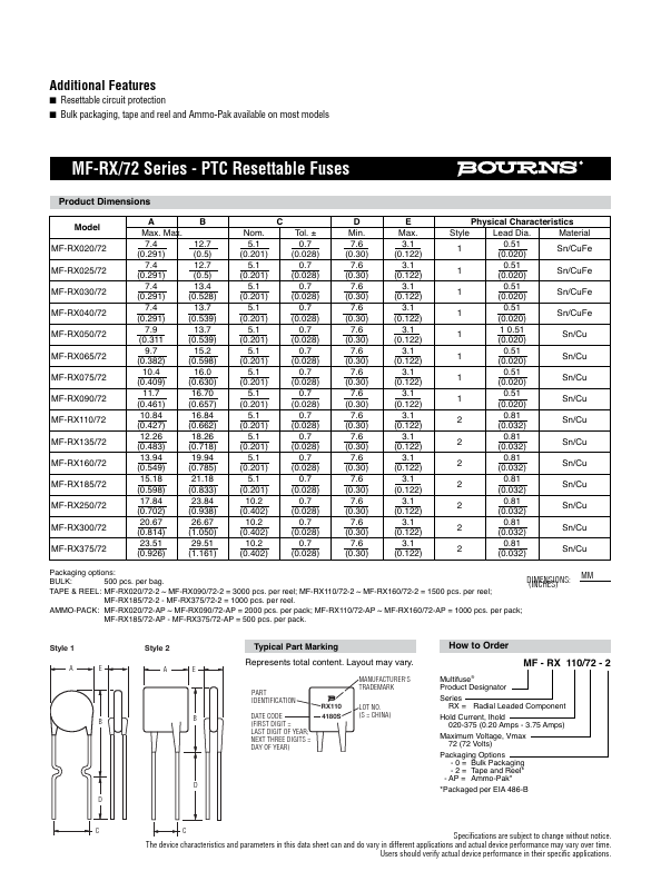 MF-RX025-72