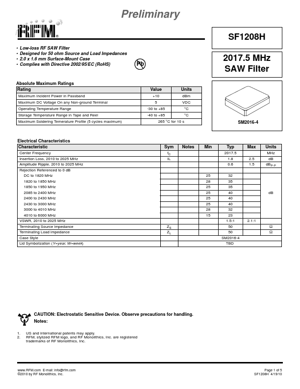 SF1208H