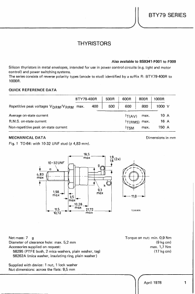 BTY79-600R