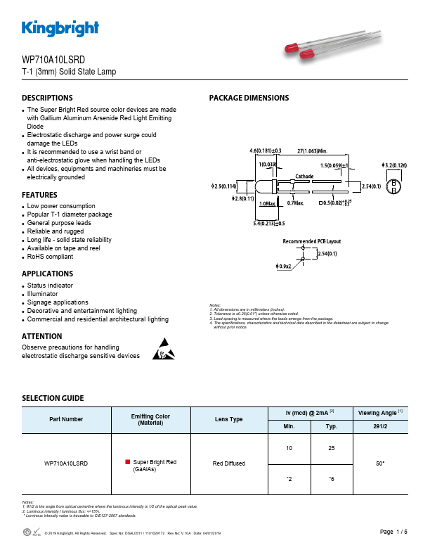 WP710A10LSRD