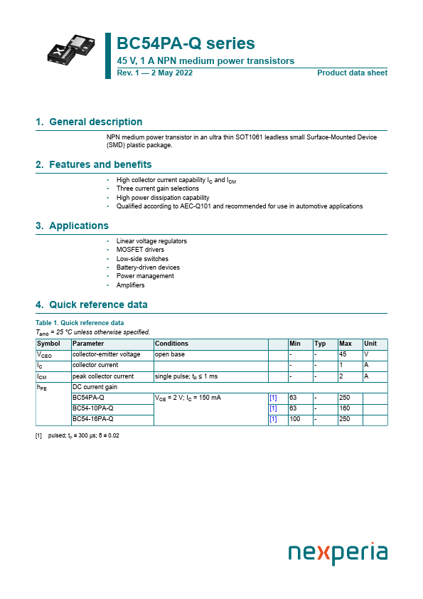 BC54-16PA-Q Datasheet Preview