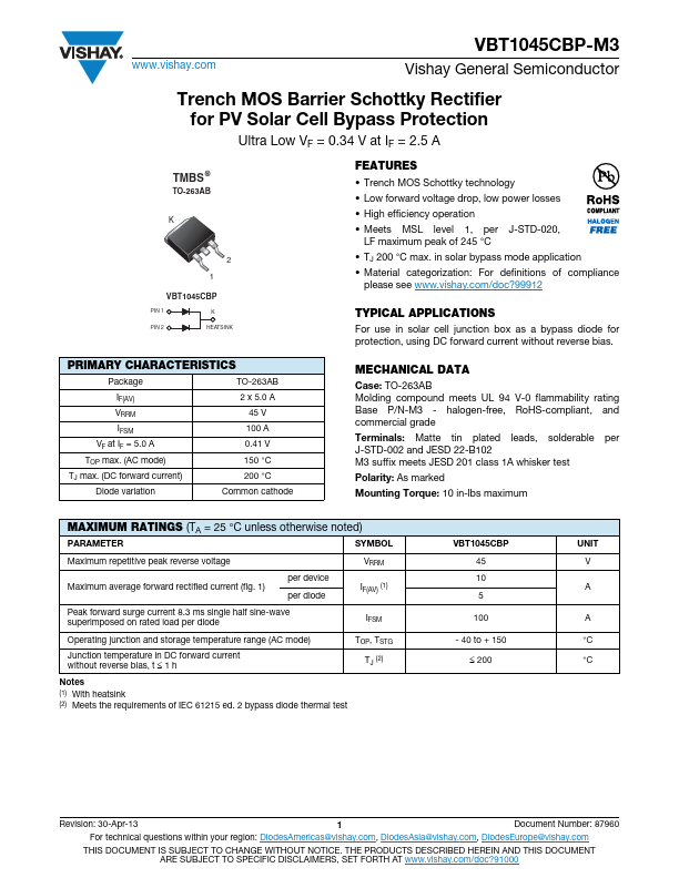 VBT1045CBP-M3