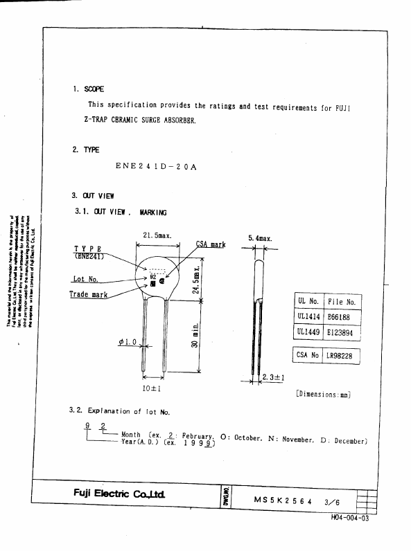 ENE241D-20A