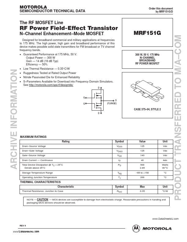 MRF151G