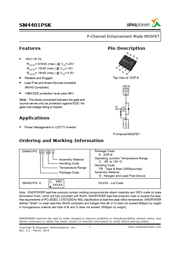 SM4401PSK