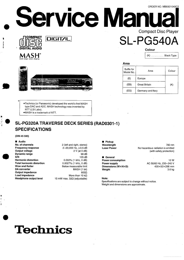 SL-PG540A