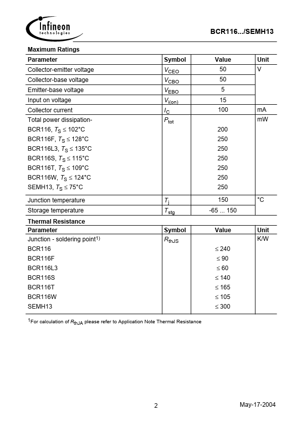 BCR116T