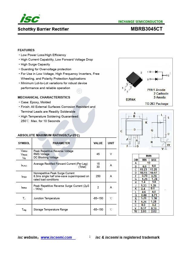 MBRB3045CT