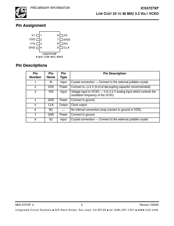 ICS3727XP