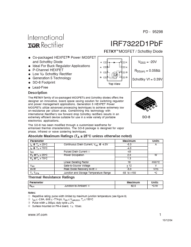 IRF7322D1PBF