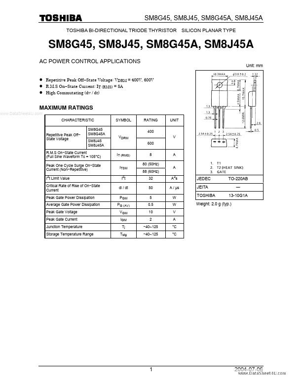 SM8J45A