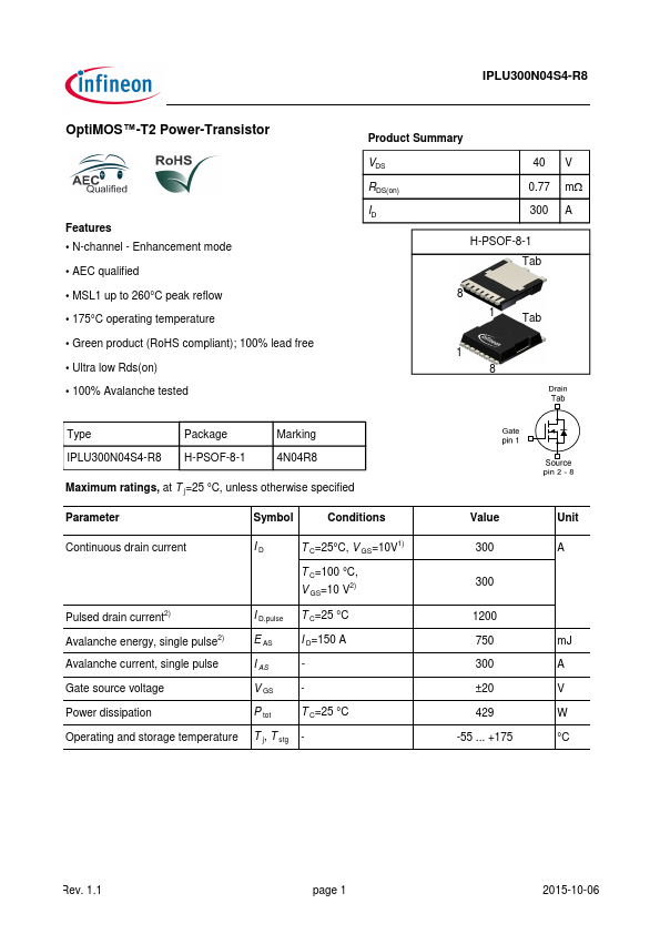 IPLU300N04S4-R8