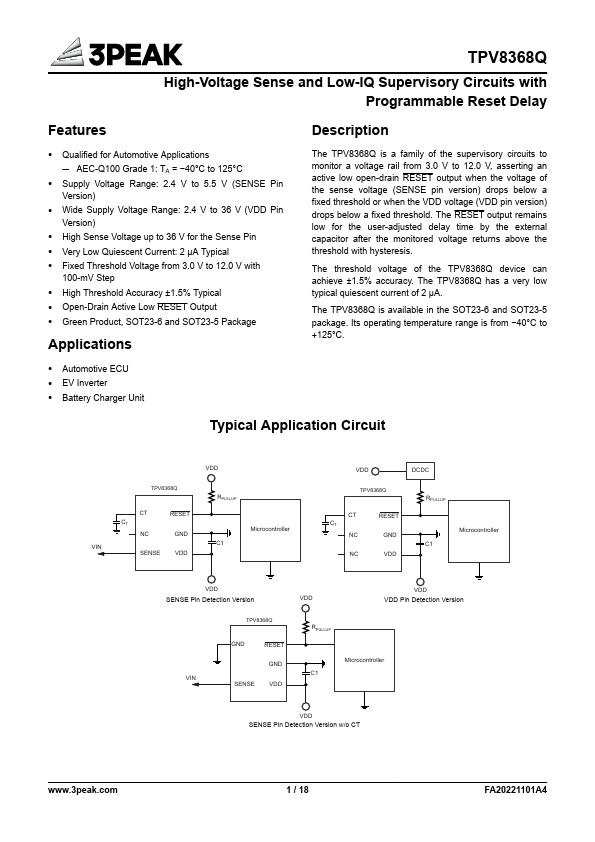 TPV8368Q Datasheet Preview